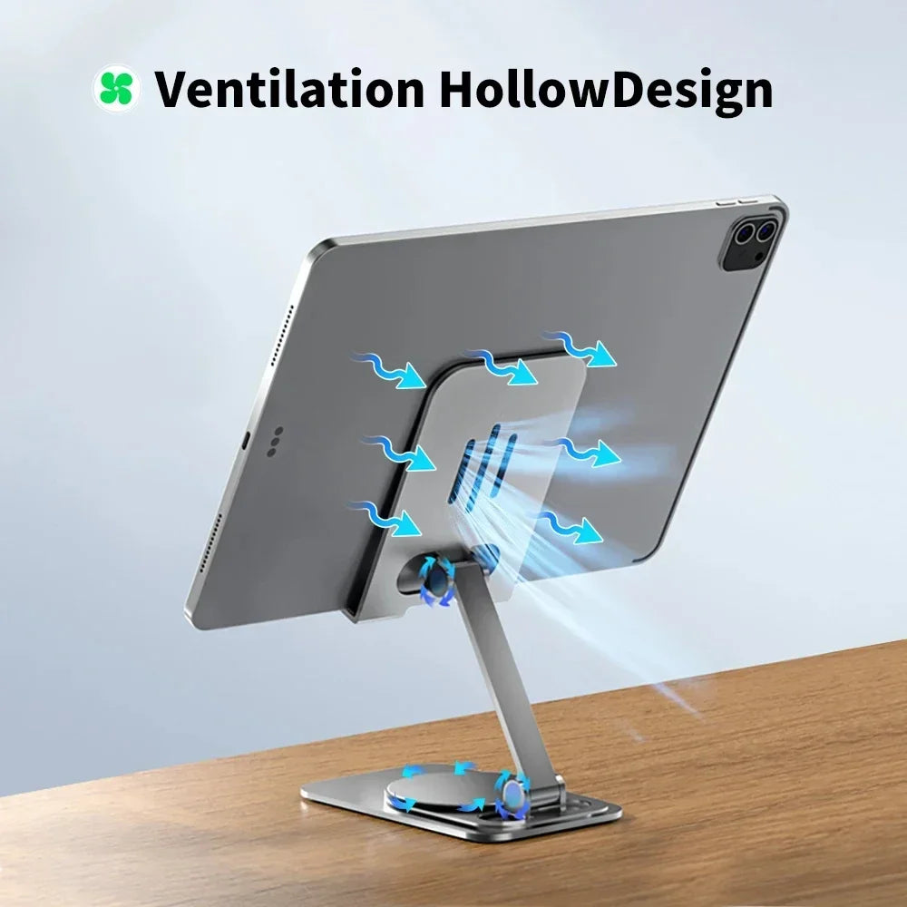 Universal Smartphone Stand Desk Bracket Foldable Adjustable Tablet Phone Holder Aluminium Alloy Non-slip Laptop Stand Support