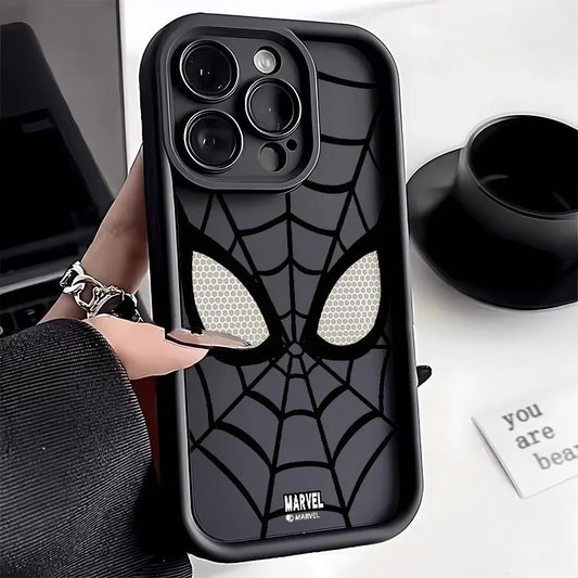 Marvel Spider Man Plain Multistep Phone Case For iphone Soft Silicone  Cover