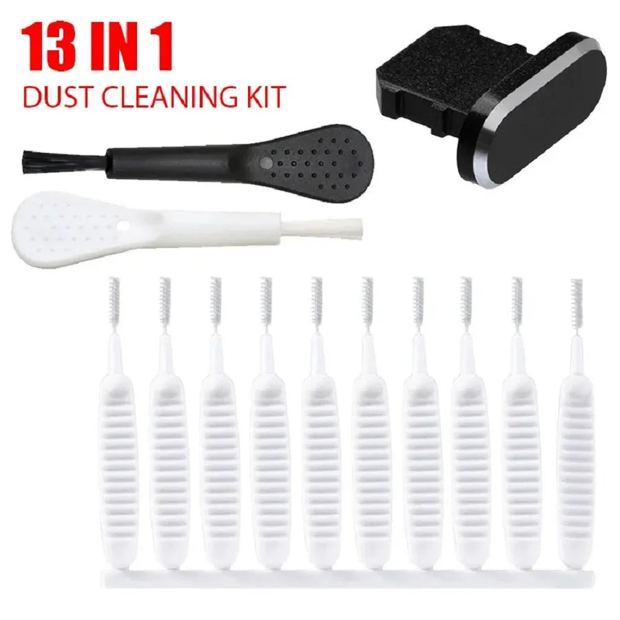 13PCS Mobile Phone Speaker Dust Removal Cleaner Tool Kit For iPhone 14 13 Pro Max Earphones Charge Port Dustproof Cleaning Brush