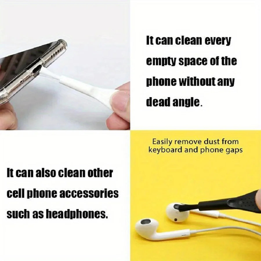 13PCS Mobile Phone Speaker Dust Removal Cleaner Tool Kit For iPhone 14 13 Pro Max Earphones Charge Port Dustproof Cleaning Brush