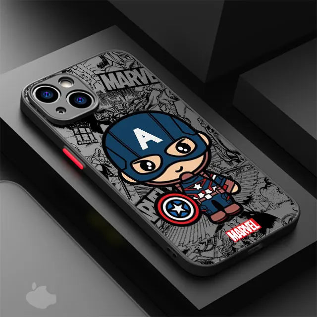 Marvel Groot Spiderman Case for iPhone SE 12 Mini 13 Pro Max 14 Plus XS X 15 11 XR 8 Shockproof